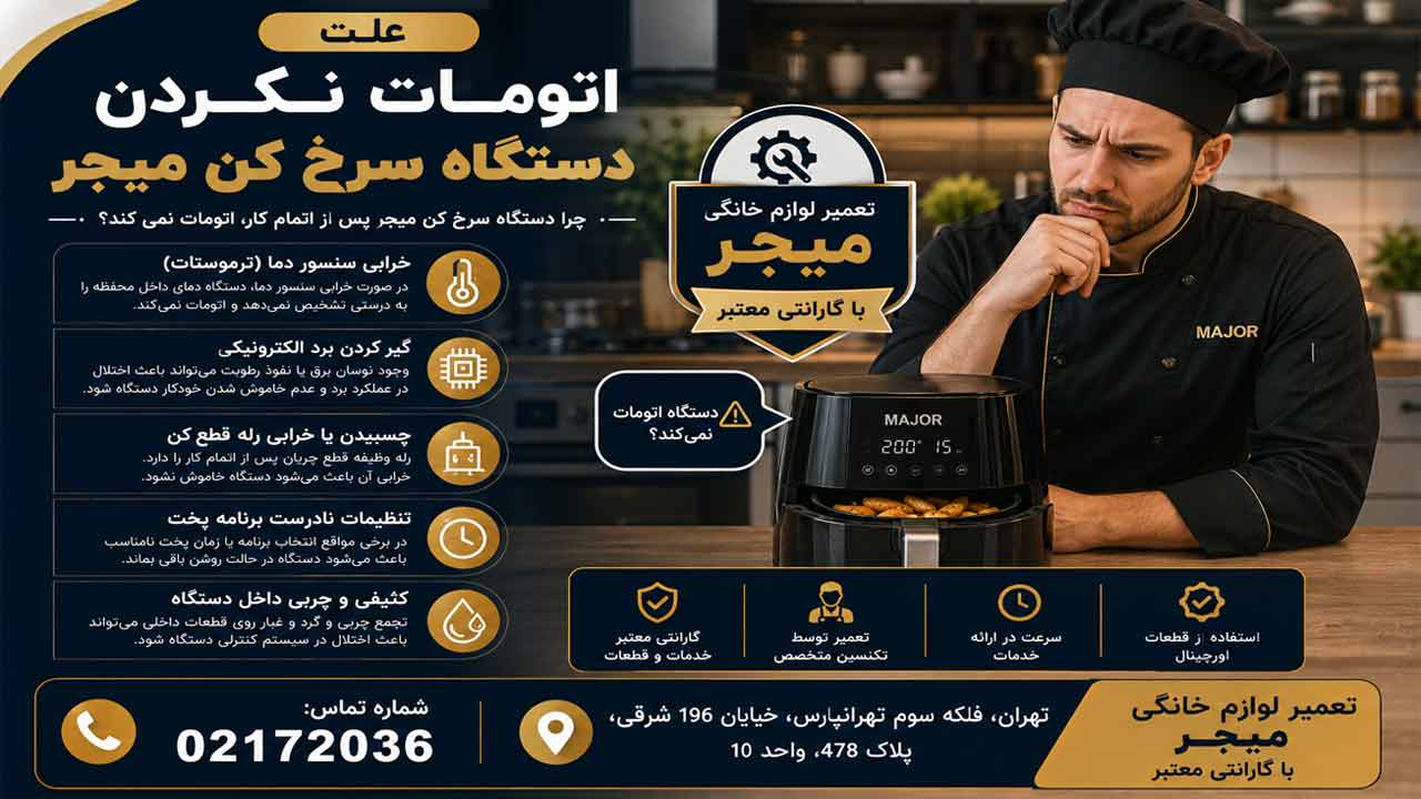 اتومات نکردن سرخ کن میجر